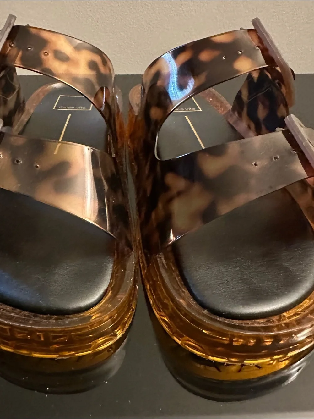 Dolce Vita Tortoiseshell Buckle Sandal